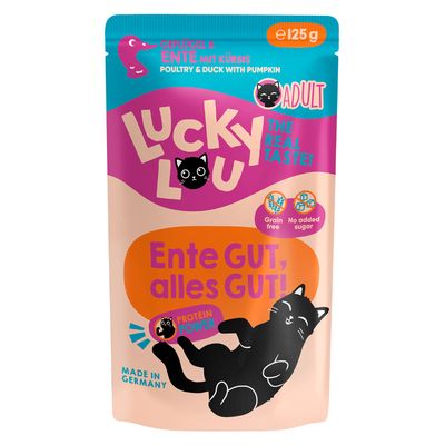 Lucky Lou Adult 16 x 125g Poultry