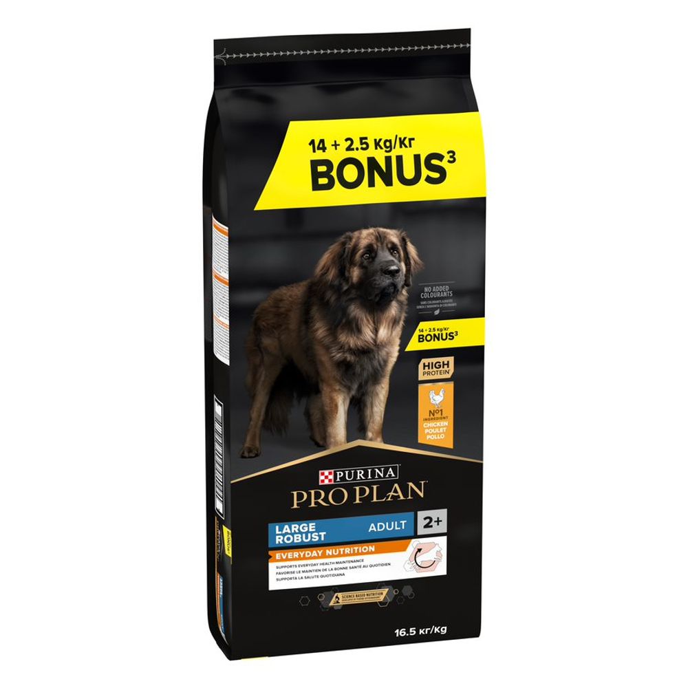 16.5kg/14kg PURINA PRO PLAN Dry Dog Food - 2.5kg/2kg Free! * Large Robust Adult Everyday Nutrition (16.5kg)