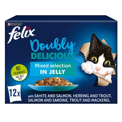 Felix As Good As It Looks - Doubly Delicious 12 x 85g Mixed Fish Selection