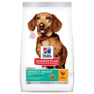 Hill's Science Plan Adult 1+ Perfect Weight Small & Mini with Chicken 1.5kg