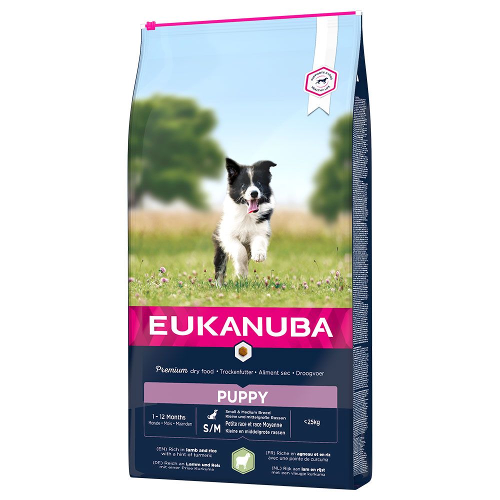 Eukanuba Puppy Small & Medium Breed – Lamb & Rice 12kg