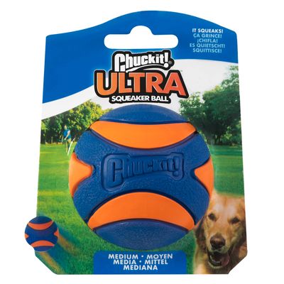Chuckit! Ultra Squeaker Ball Size M: Diameter 6.4cm