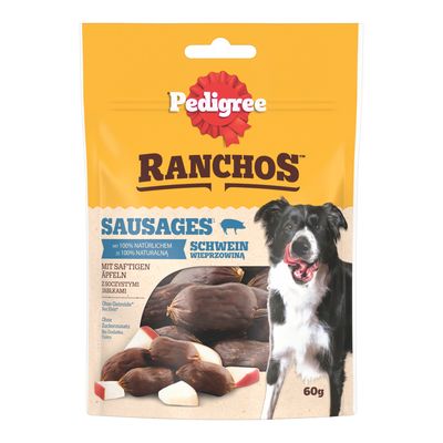 Pedigree Ranchos Sausages Pork & Apple (60g)