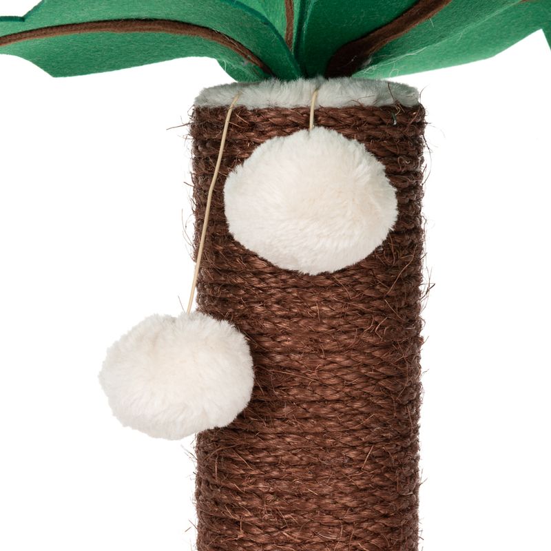 Coco Palm Scratching Post Brown / Cream