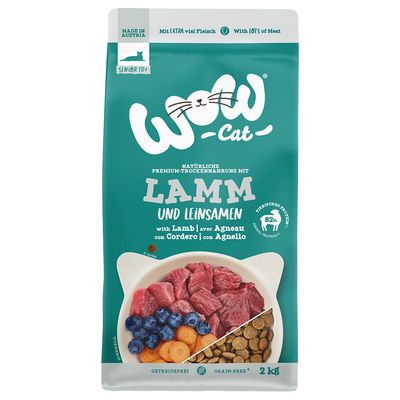 WOW Cat Senior with Lamb 2kg