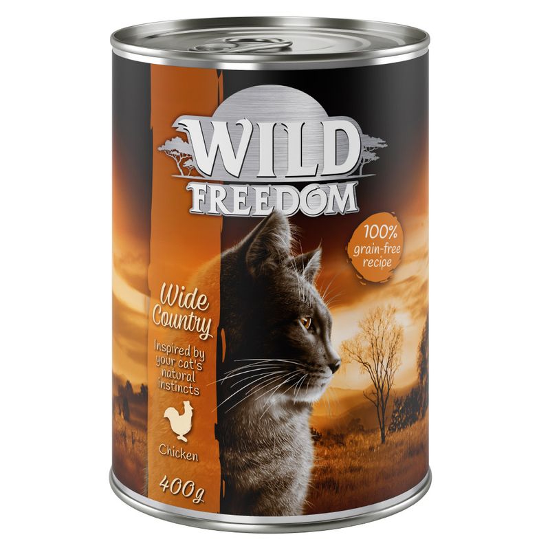 Wild Freedom Adult Saver Pack 24 x 400g Mixed Pack I (Chicken, Pollock, Lamb, Rabbit, Game)