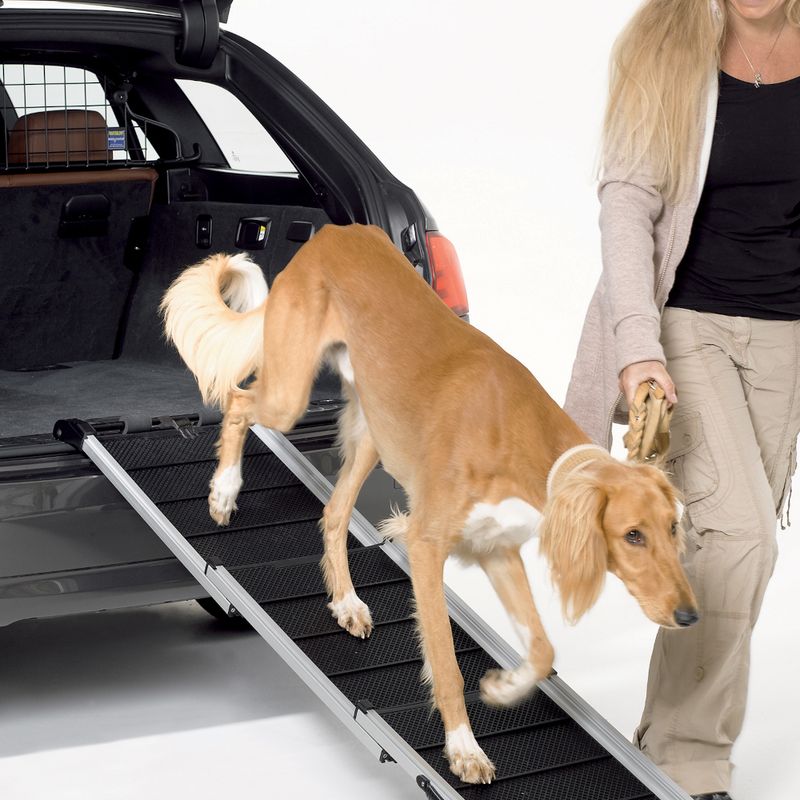 Kleinmetall dog ramp DogWalk3 XL with handle and lock L 83 - 193 x W 41 cm