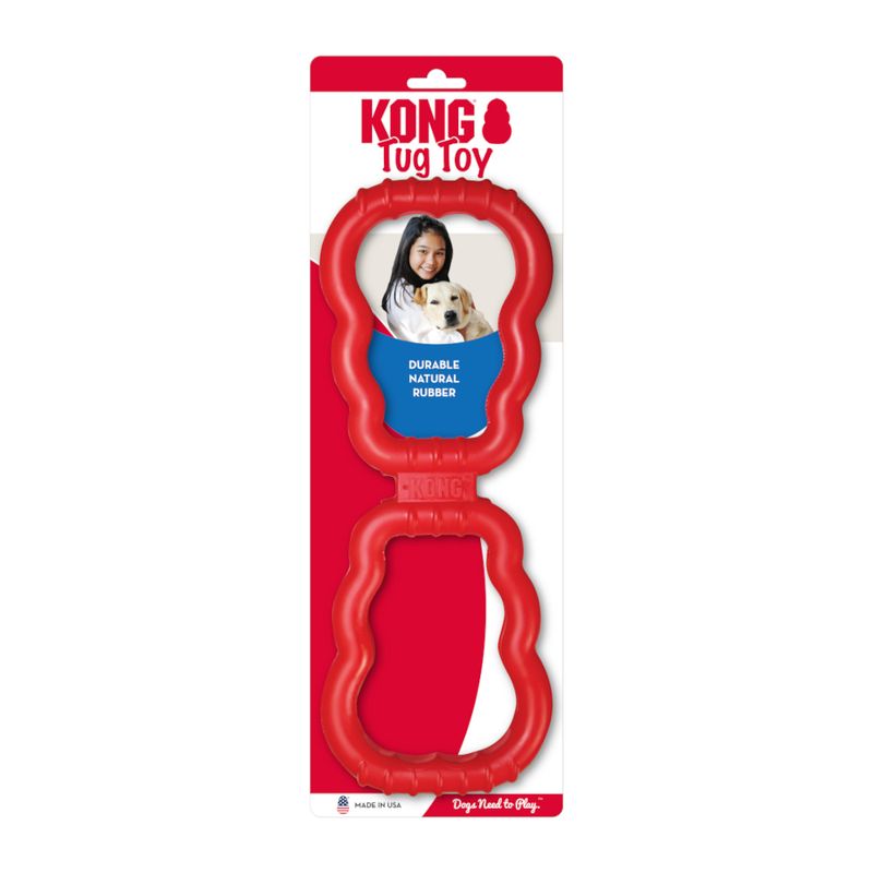 KONG dog toy Tug Size M: L 32.4 x W 11.4 x H 2.3 cm