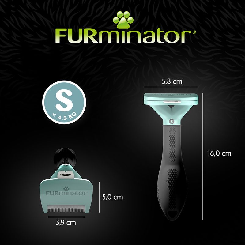 FURminator DeShedding Tool - For Small Cats Long Hair