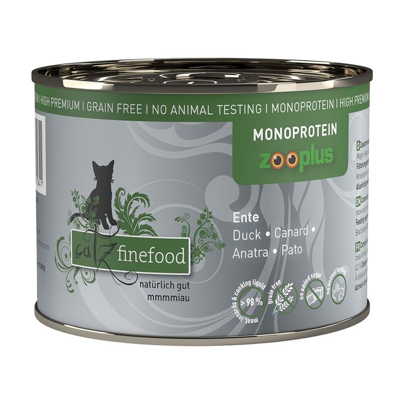 catz finefood Monoprotein Can 6 x 200g Turkey