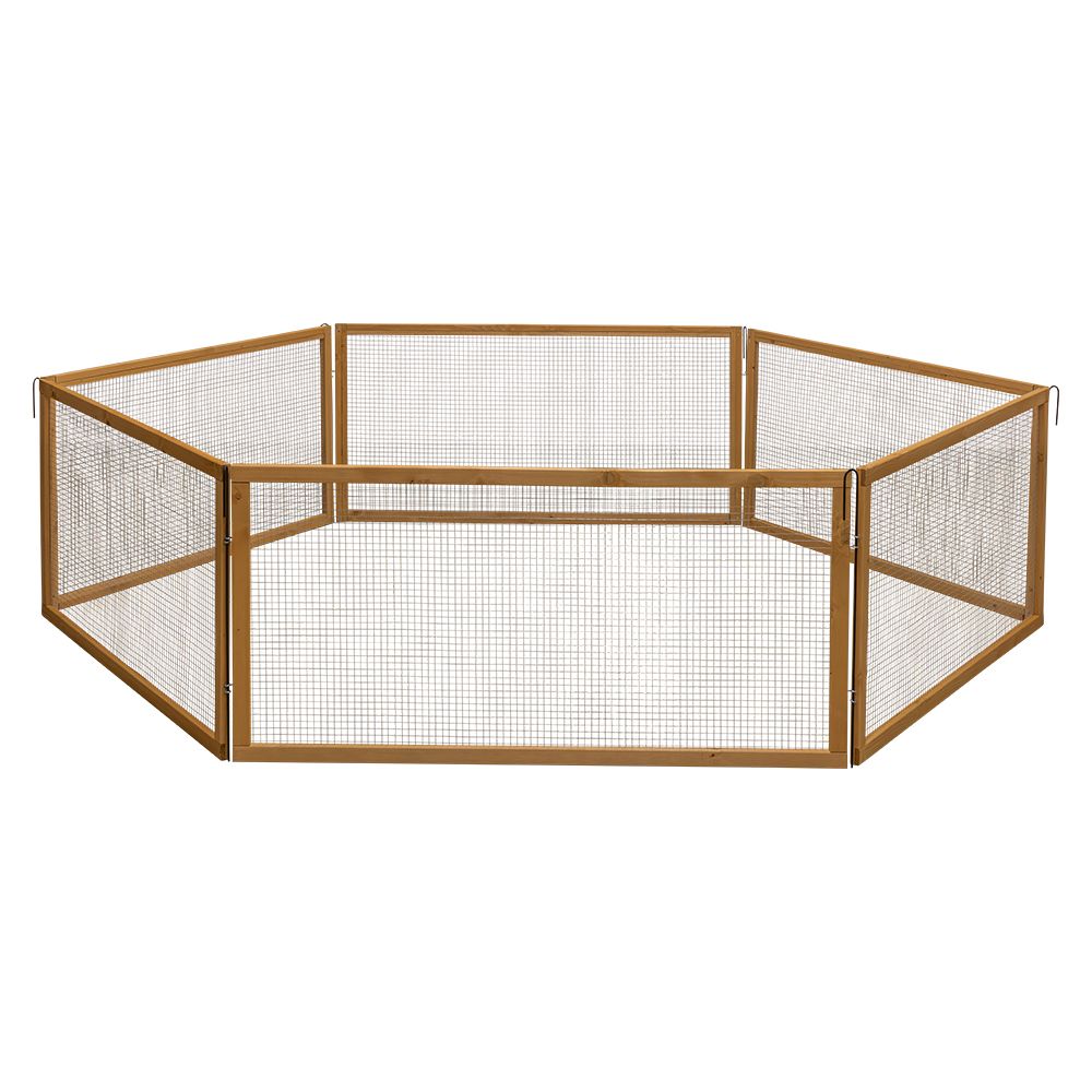 Kerbl Pet VARIO Outdoor Enclosure with Mesh 120 x 120 x 59cm (L x W x H), 6 elements