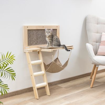 Kerbl Pet Cat Bed Timber Brown