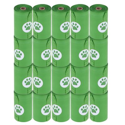 Biodegradable Dog Poop Bags - Green 4 Rolls of 15 Bags