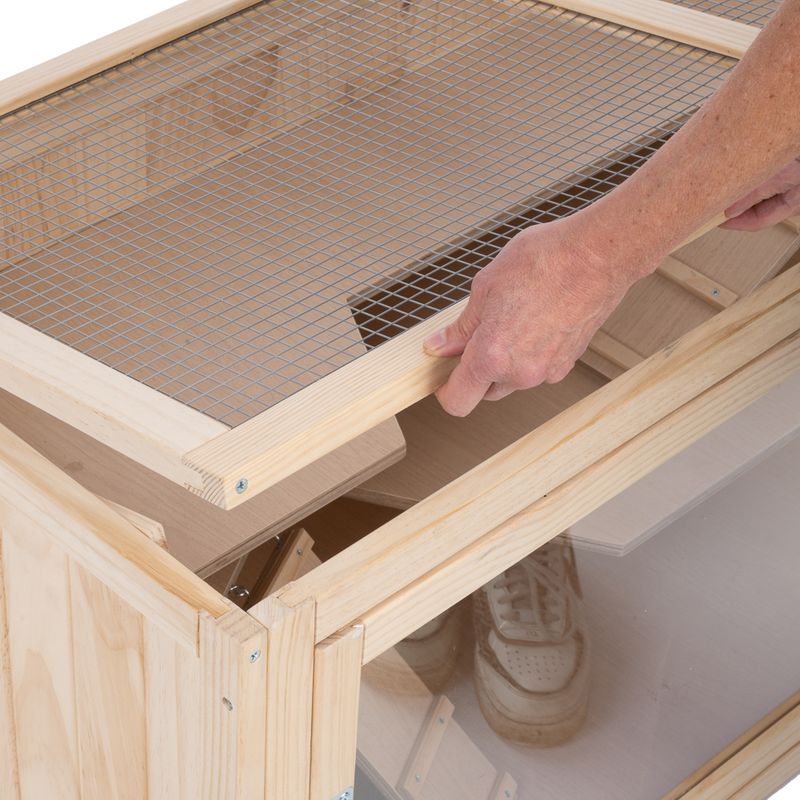 TIAKI Wooden Hamster Cage XL 115 x 50 x 55.3cm (L x W x H)