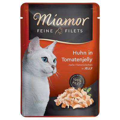 Miamor Fine Filets in Jelly Saver Pack 24 x 100g Chicken & Tomato