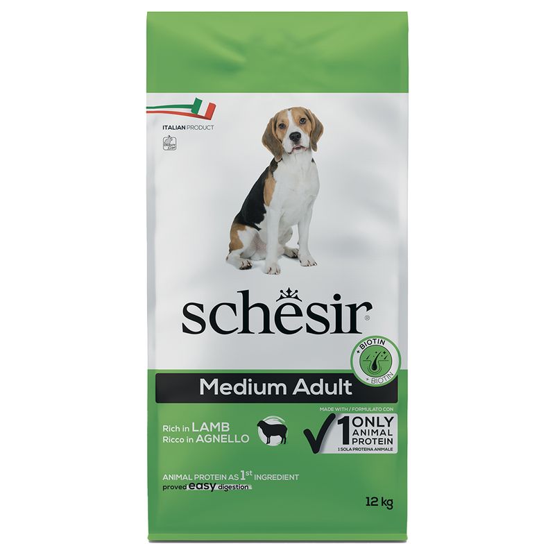 Schesir Dog Medium Adult with Lamb 3kg
