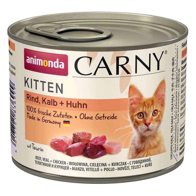 animonda Carny Kitten 12 x 200g Beef & Turkey