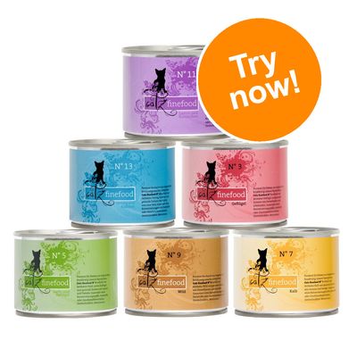 catz finefood Can Mixed Trial Pack 6 x 200g Mixed Trial Pack I