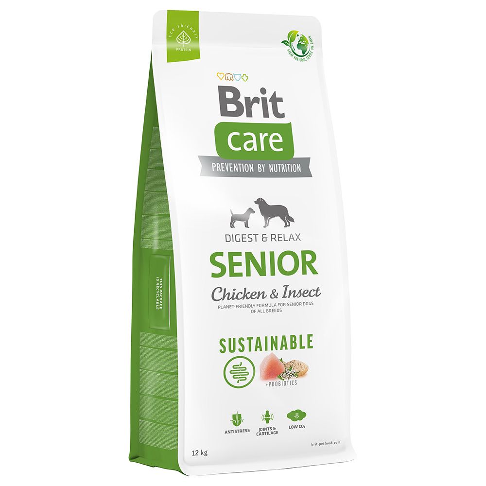 Brit Care Dog Sustainable Senior Chicken & Insects 12kg