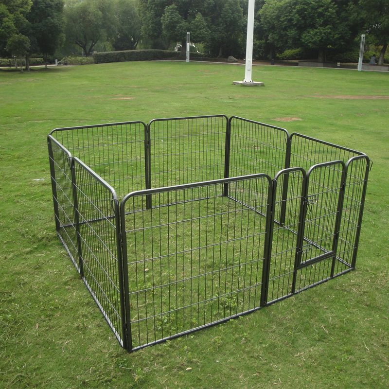 Metal Run for Puppies – 8 Sided 8 Elements, each 80 x 80 cm (L x H)