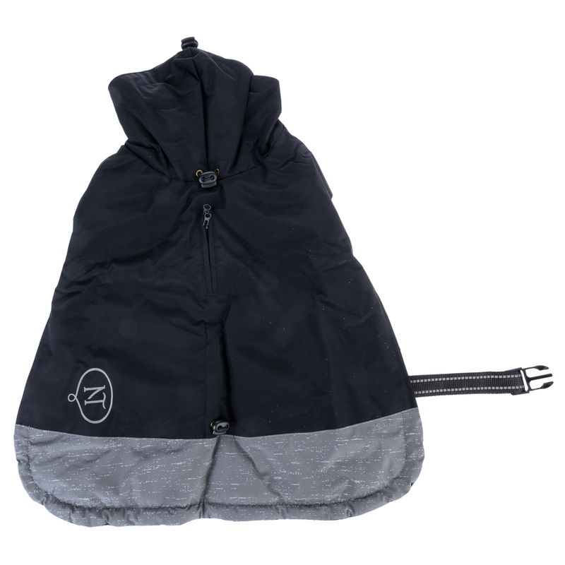 Nomad Tales Bloom Dog Coat - Black approx. 30cm Back Length