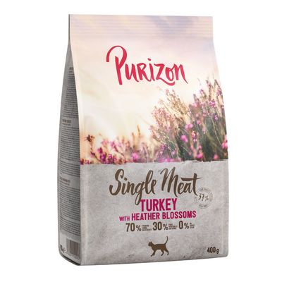 Purizon Single Meat Turkey with Heather Blossoms 400g