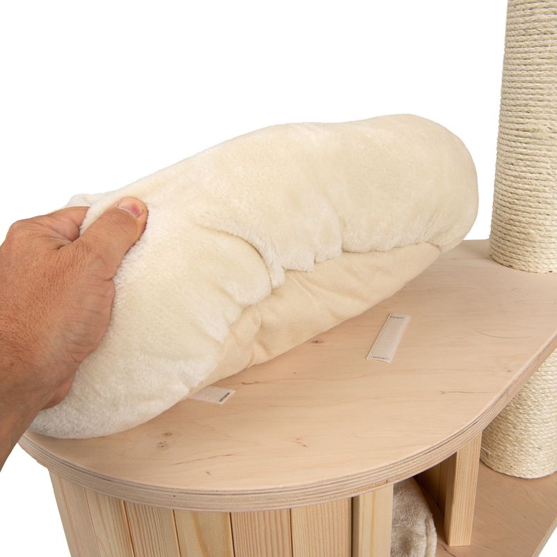 Natural Paradise Wall Scratching Tree - Magnolia Cream