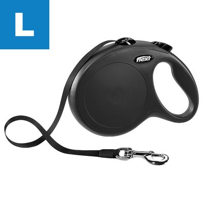 flexi New Classic Tape Lead Large - 8m Blue