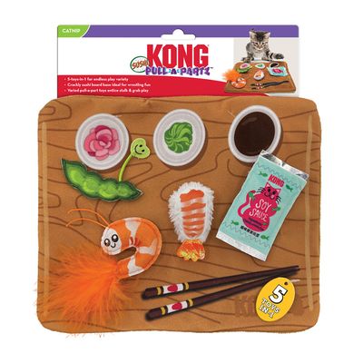 KONG Pull-A-Partz Sushi Cat Toy 1 Set