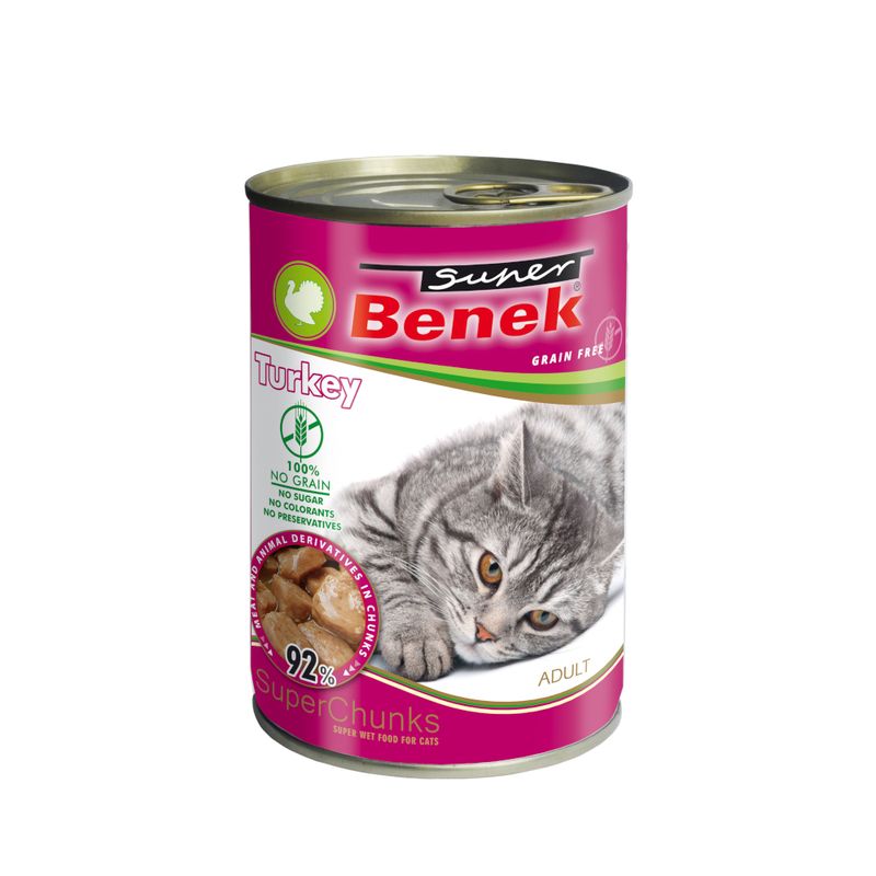 Super Benek grain-free chunks Saver Pack 20 x 415 g Veal in sauce