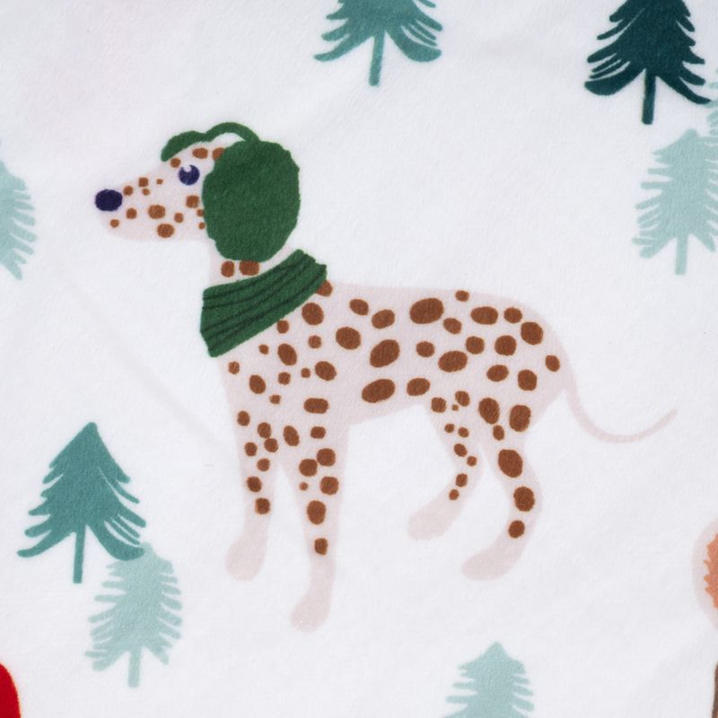 TIAKI Fun Winter Blanket for Dogs Set: Blanket for Dogs & Dog Pawrents