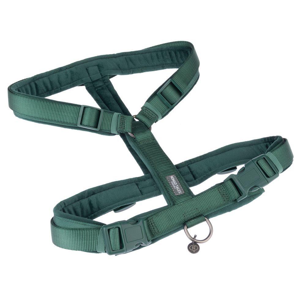 Nomad Tales Blush Harness - Emerald Size XS: 34 - 49 cm chest circumference, W 15 mm