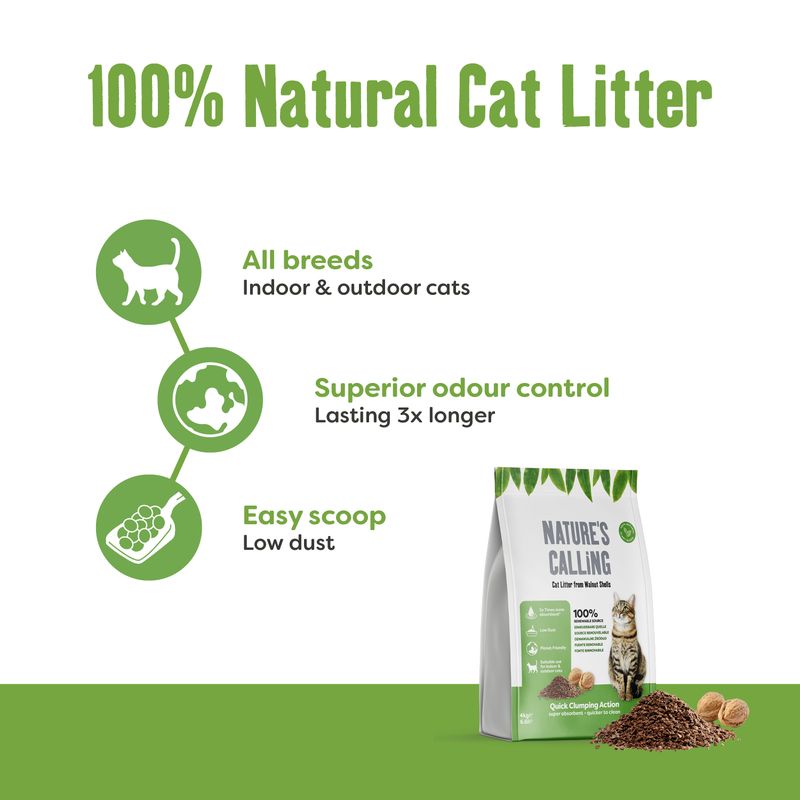Nature's Calling Cat Litter 4kg