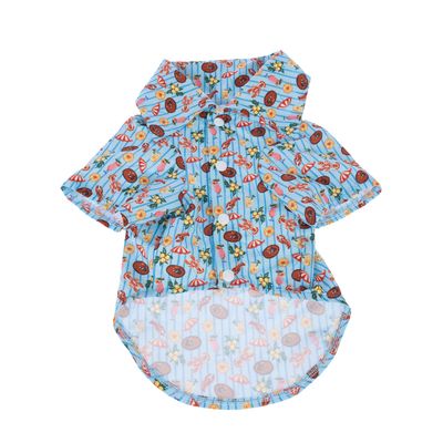 TIAKI Hawaiian Shirt for Dogs approx. 35cm Back Length