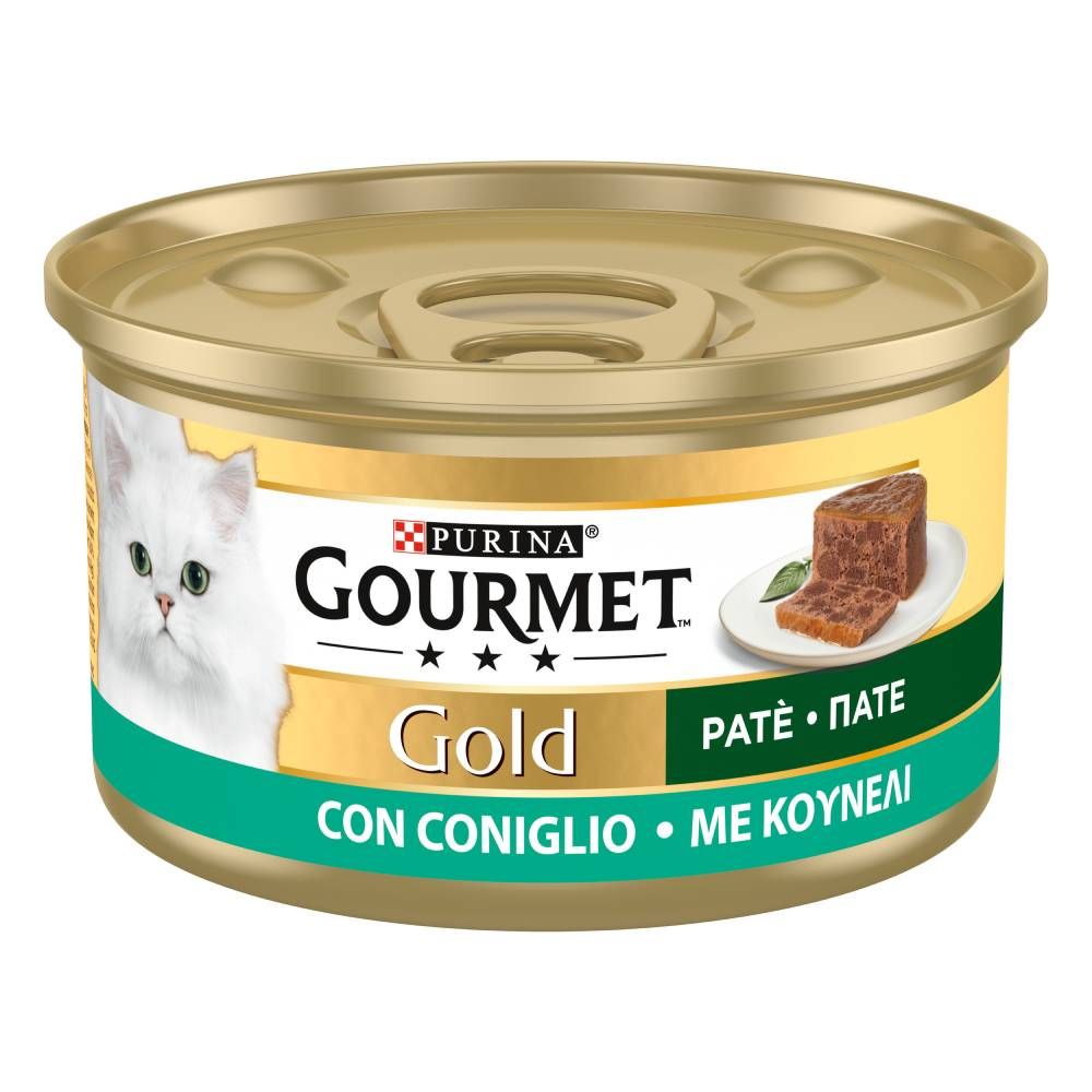 Gourmet Gold Mousse 24 x 85 g wet food for cats Rabbit