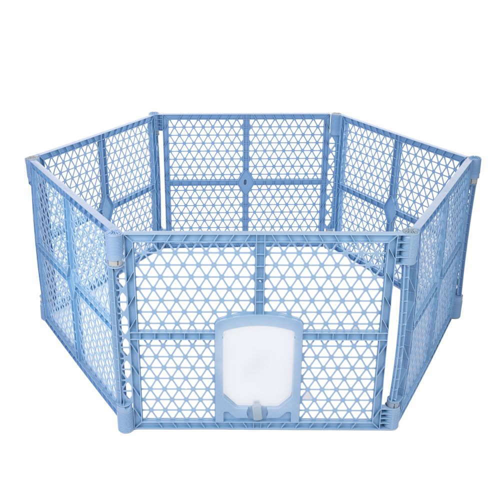 TIAKI 6-Panel Plastic Playpen 150 x 170 x 66 cm (L x W x H)