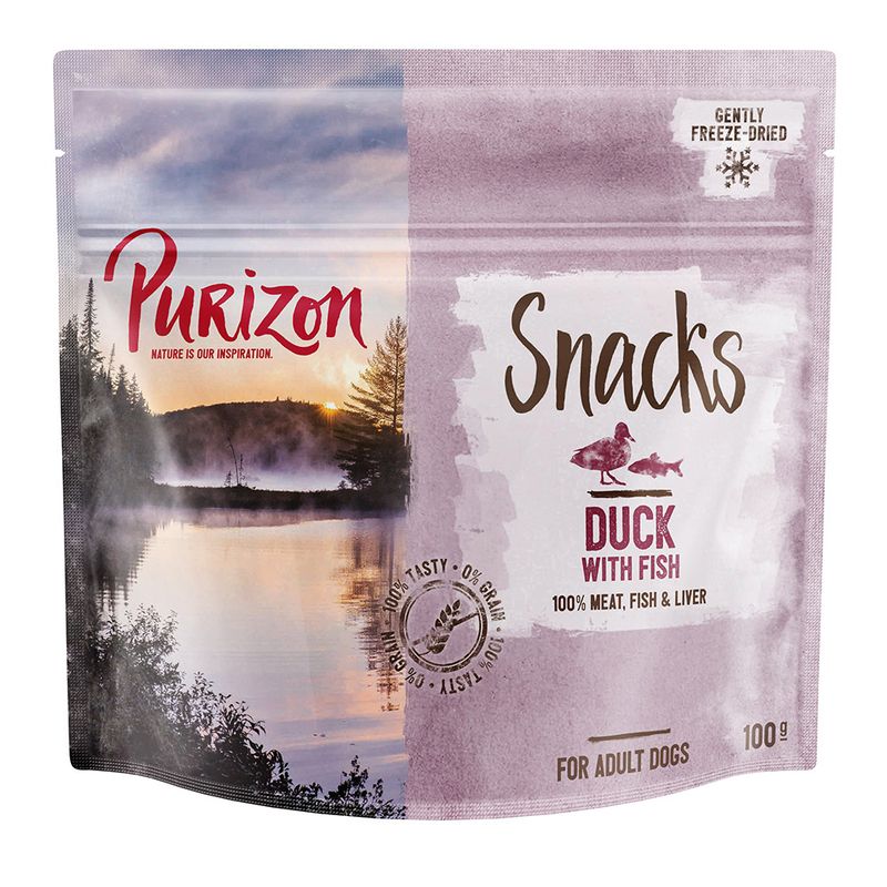 Purizon Dog Snacks Grain-Free Saver Pack 3 x 100g Beef with Chicken
