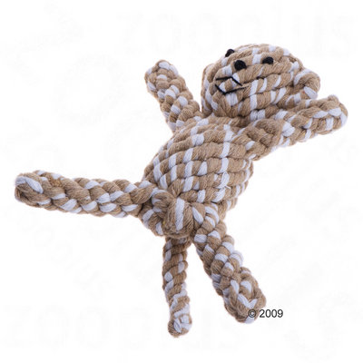 Dog Toy Cotton Rope Animal Monkey approx 18cm