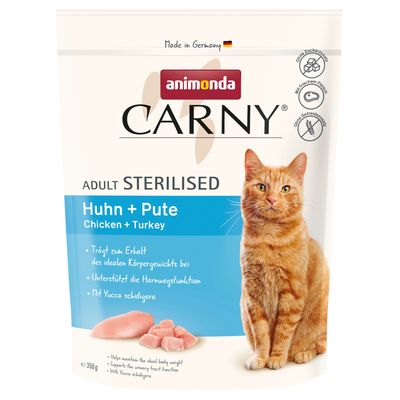animonda Carny Adult Sterilised Chicken + Turkey 350g