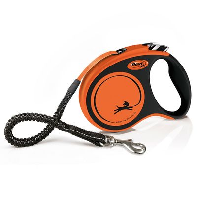 flexi Orange Xtreme Harness 5m Lead M: up to 35kg