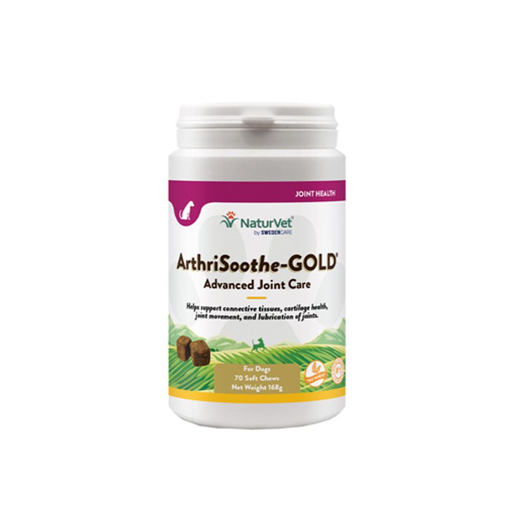 NaturVet ArthriSoothe-Gold Snacks 70 Chews