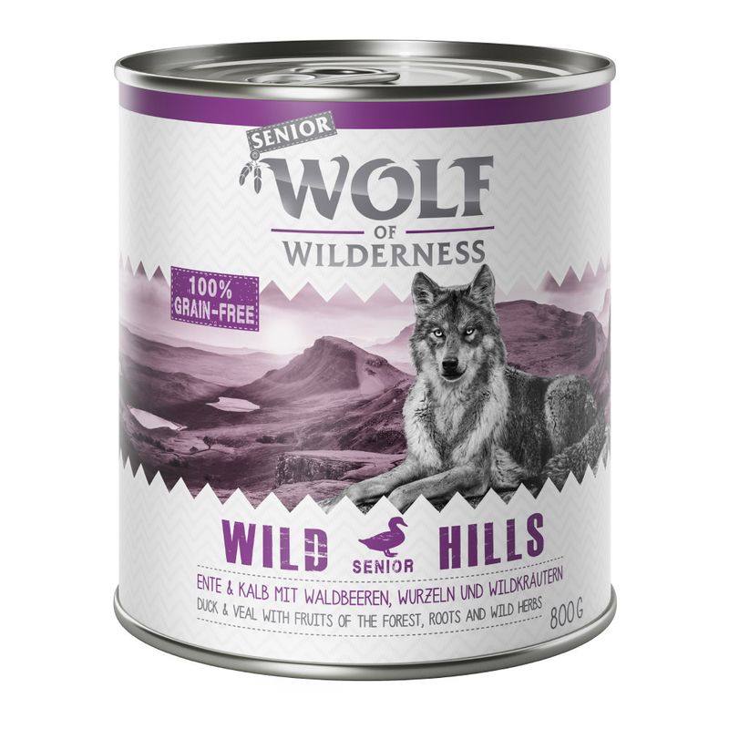 Wolf of Wilderness Senior Saver Pack 24 x 800g Mixed Pack