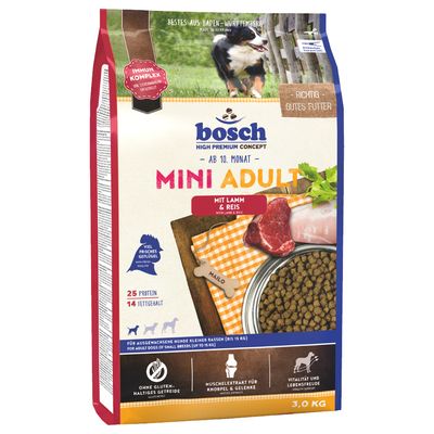 bosch Adult Mini Lamb & Rice Dry Dog Food 15kg