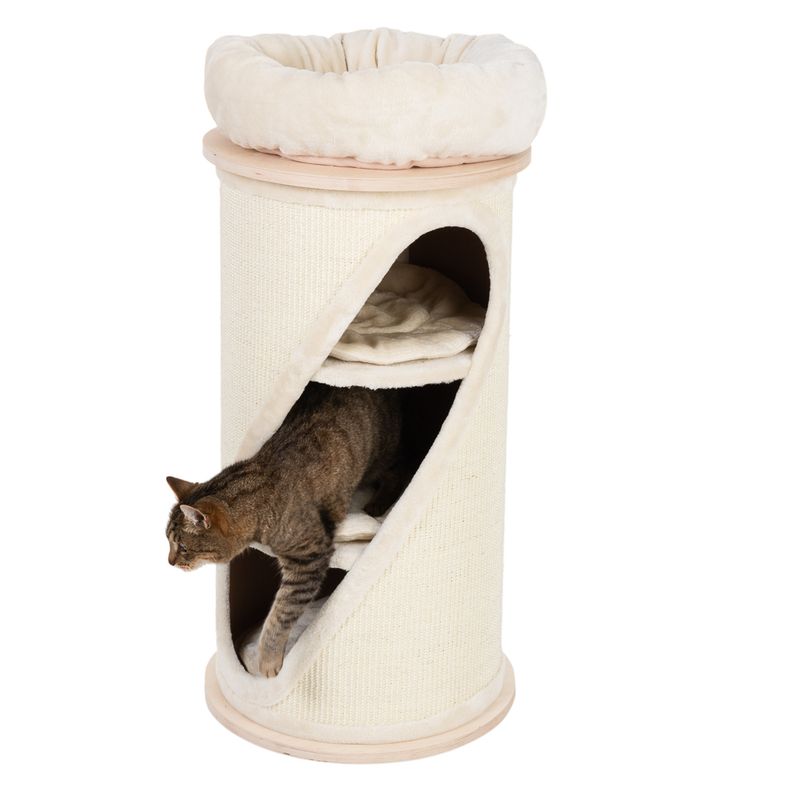 Natural Paradise Scratching Barrel - Sunflower Cream