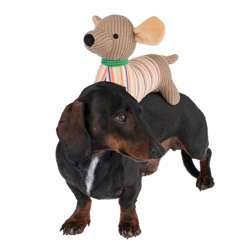 TIAKI Dog Toy Dachshund Cooper L 28 x W 10 x H 23 cm