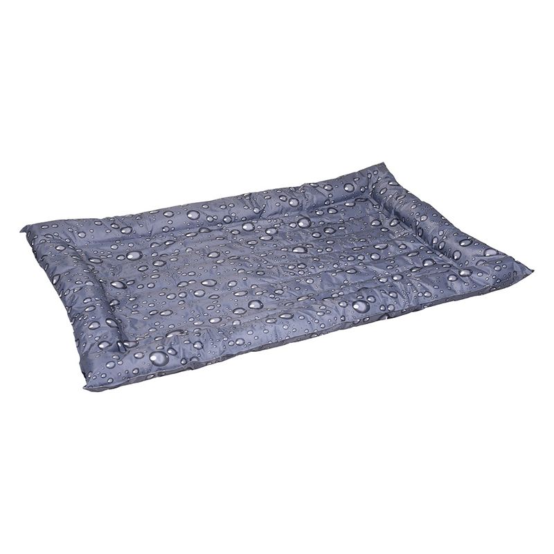 Flamingo Cooling Bed Fresk Drop Grey Size S: 66 x 56 cm (L x W)