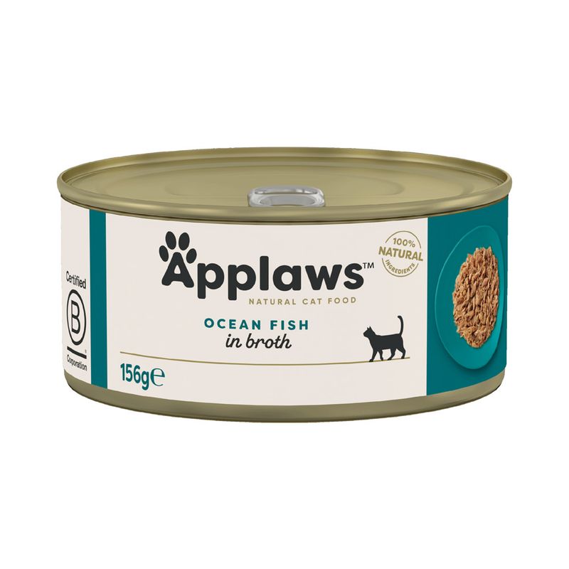 Applaws Cat Food Cans 156g - Tuna / Fish Tuna Fillet 6 x 156g