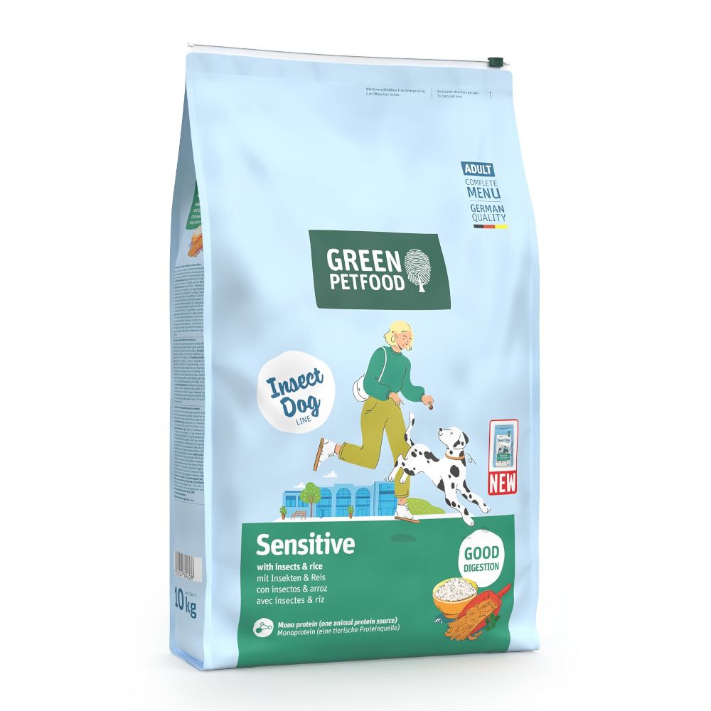 Green Petfood InsectDog Sensitive with Insects & Rice 900g