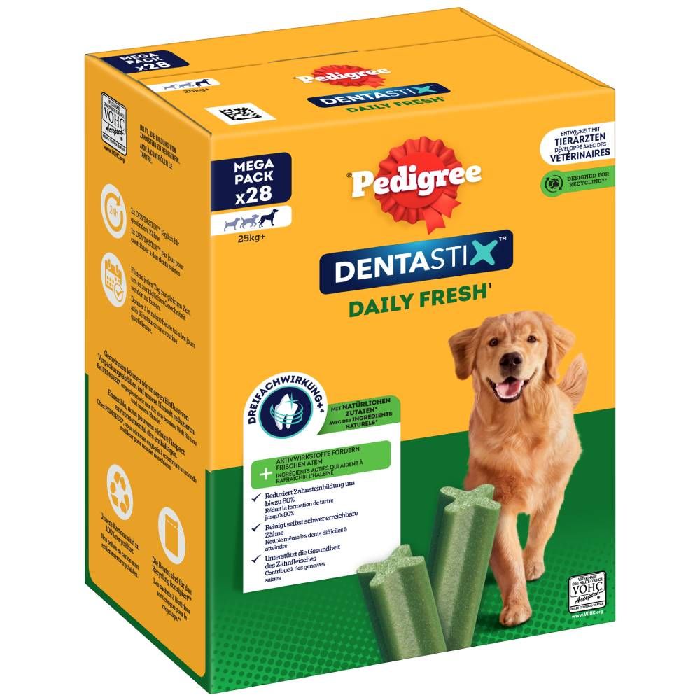 Pedigree Dentastix Fresh - Daily Freshness for Large Dogs (>25kg) 28 Sticks