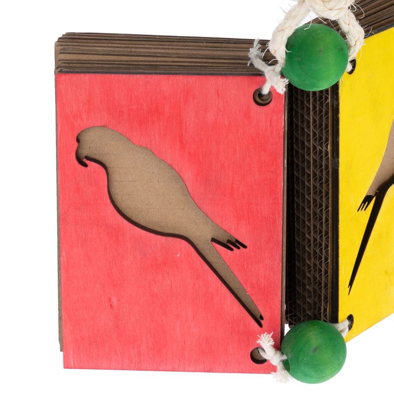 TIAKI Shredding Toy Hanging Book approx. 18 x 41cm (W x H)